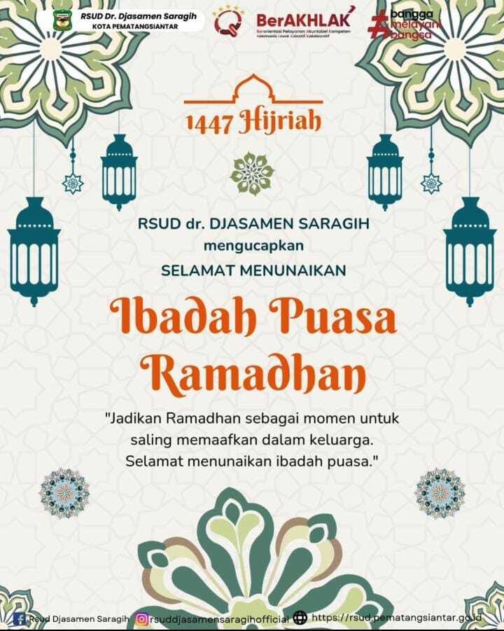 Selamat Menunaikan Ibadah Puasa Ramadan 1447 H